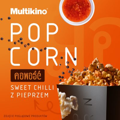 Popcorn o smaku sweet chilli z pieprzem od 16 października w Multikinie