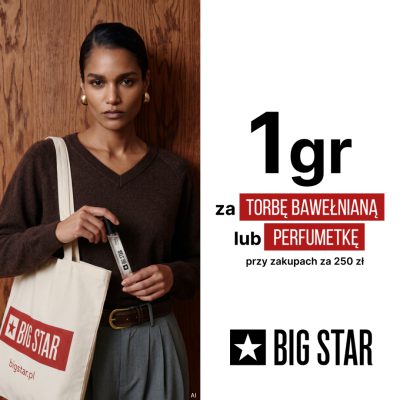 Perfumetka lub torba bawełniana za 1 gorsz przy zakupach za min. 250zł