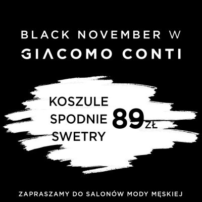 BLACK NOVEMBER W GIACOMO CONTI