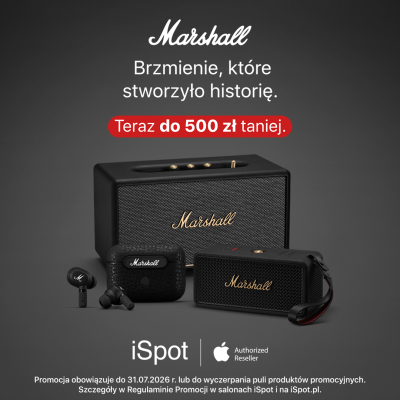 Marshall do 500 zł taniej