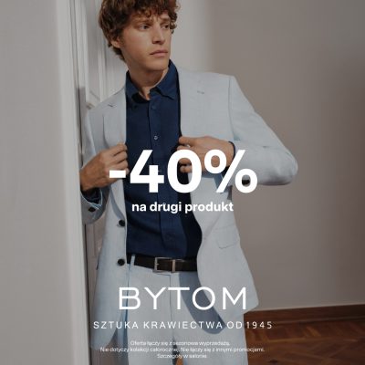 -40% na drugi produkt w BYTOM