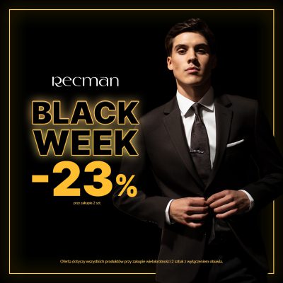 Promocja BLACK WEEK W RECMAN WYSTARTOWAŁ! BLACK WEEK W RECMAN WYSTARTOWAŁ!