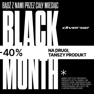 Promocja Black Month w Diverse Black Month w Diverse