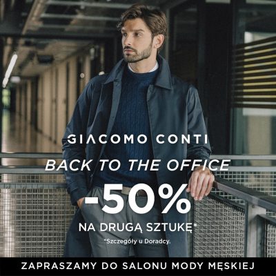 -50% na drugą sztukę Back to the office