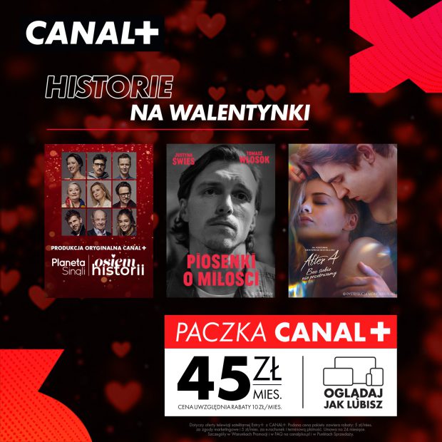 canal + walentynki