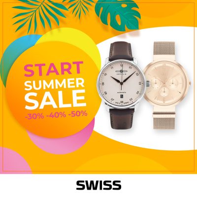 Promocja Letnia wyprzedaż zegarków w SWISS ruszyła! Letnia wyprzedaż zegarków w SWISS ruszyła!
