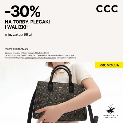 Promocja -30% na torby, plecaki, walizki -30% na torby, plecaki, walizki