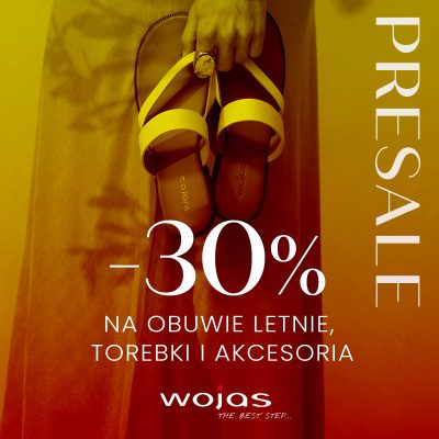 PRESALE – 30% na klapki, sandały, mokasyny, torebki i akcesoria