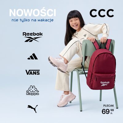 Promocja Buty i plecaki na nowy sezon w CCC! Buty i plecaki na nowy sezon w CCC!