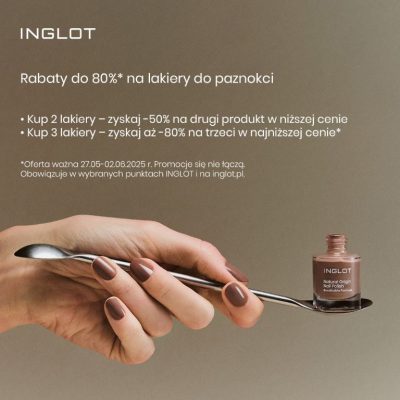 Promocja Rabaty do 80%* na lakiery do paznokci Rabaty do 80%* na lakiery do paznokci