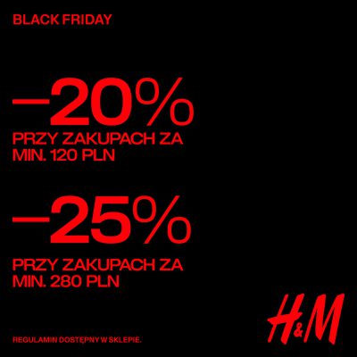 Już jest: Black Friday w H&M!