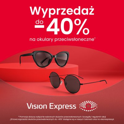 Zimowa wyprzedaż okularów przeciwsłonecznych do -40%