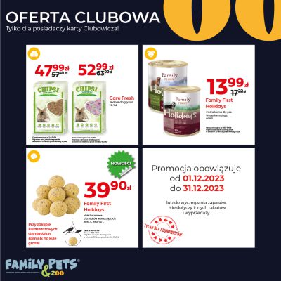 Oferta Clubowa – kupuj taniej wybrane produkty z kartą Zoo Karina Club!