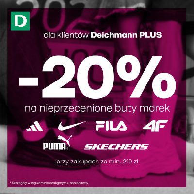 -20% nieprzecenione buty markowe