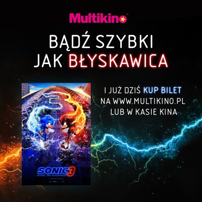 Już dziś kupisz bilety na „Sonic 3: Szybki jak błyskawica”!