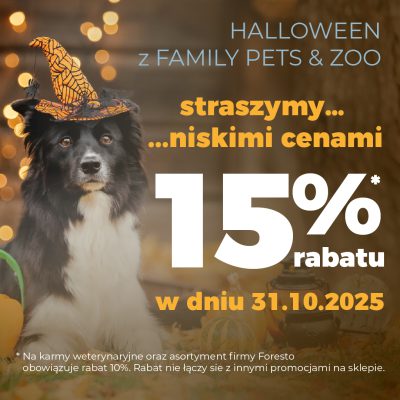 Promocja Halloween w Family Pets&Zoo Halloween w Family Pets&Zoo