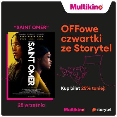 Promocja Multikino – „Saint Omer” w ramach OFFowych czwartków ze Storytel w Multikinie Multikino – „Saint Omer” w ramach OFFowych czwartków ze Storytel w Multikinie