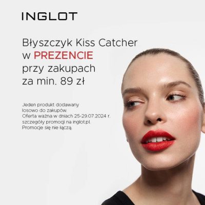 Błyszczyk Kiss Catcher w prezencie przy zakupie min. 89 zł