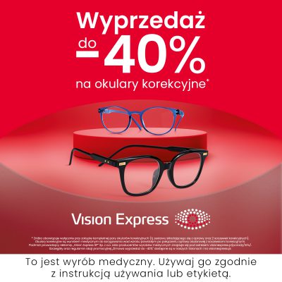 Zimowa wyprzedaż do -40% na okulary korekcyjne