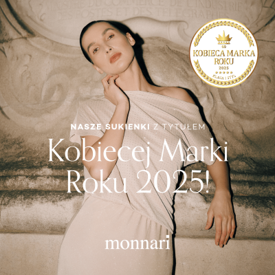 Promocja Marka Monnari zdobyła tytuł Kobiecej Marki Roku 2025 w kategorii Klasa i Styl! Marka Monnari zdobyła tytuł Kobiecej Marki Roku 2025 w kategorii Klasa i Styl!
