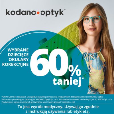 Back to School – wybrane dziecięce okulary korekcyjne 60% taniej!