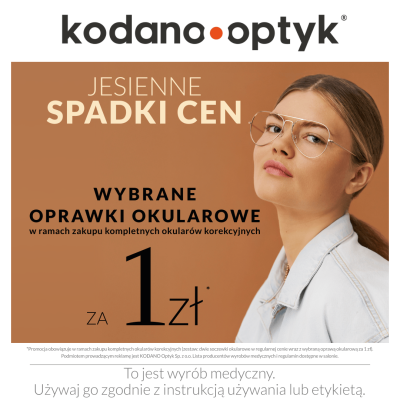 Jesienne spadki cen! Wybrane oprawki za 1 zł!