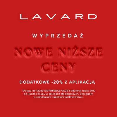 Wyprzedaż w LAVARD