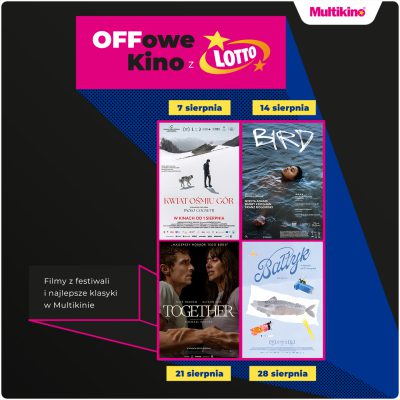 Promocja Sierpień z „OFFowym Kinem z Lotto” w Multikinie! Sierpień z „OFFowym Kinem z Lotto” w Multikinie!