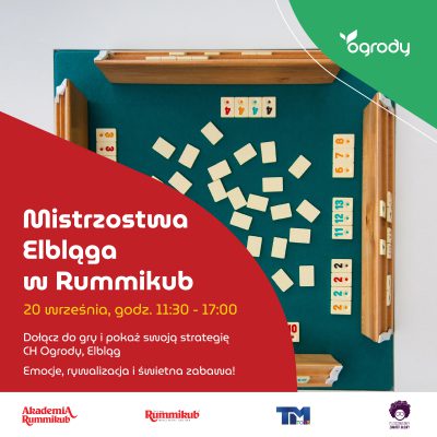 Mistrzostwa Elbląga w Rummikub w CH Ogrody!