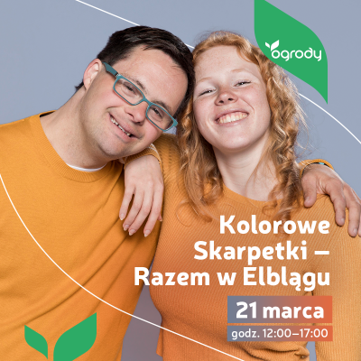 Kolorowe Skarpetki – Razem w Elblągu w CH Ogrody