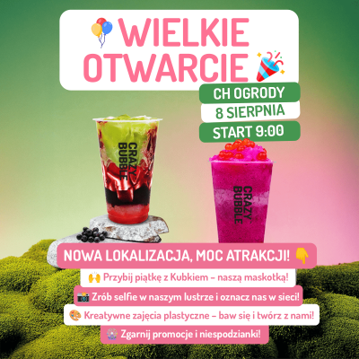 Crazy Bubble rośnie w CH Ogrody!