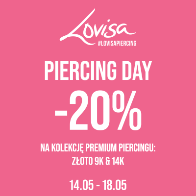 PIERCING DAY -20% w Lovisa