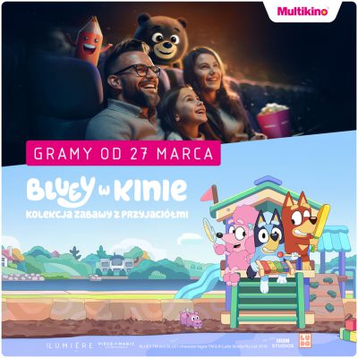 Bluey w Multikinie: Poranki pełne zabawy z przyjaciółmi już od 27 marca