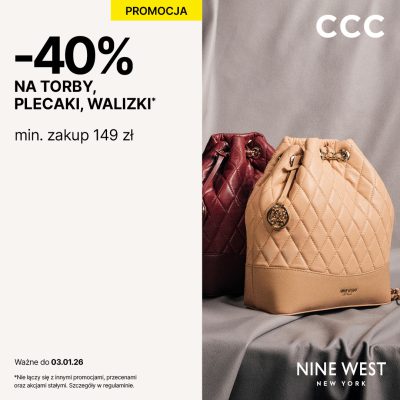 Promocja -40% na TORBY, PLECAK, WALIZKI -40% na TORBY, PLECAK, WALIZKI