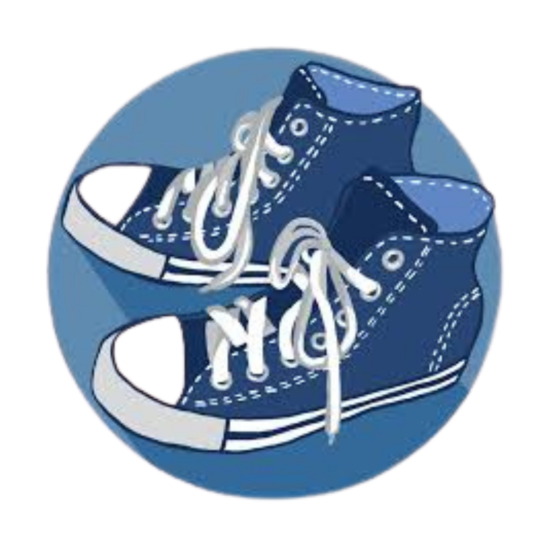 Niebieskie Trampki logo