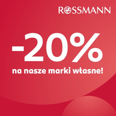 -20% na wszystkie marki własne Rossmanna