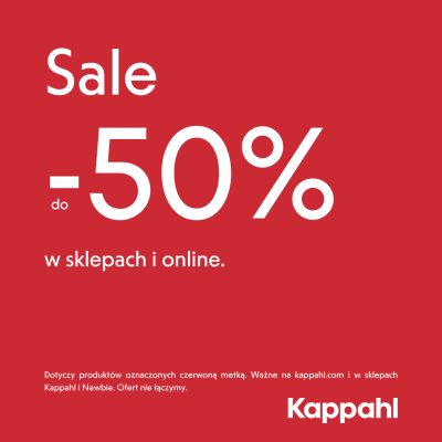 Sale do -50% w sklepach i online