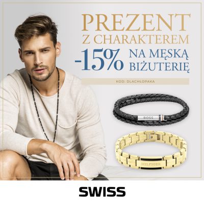 -15% na męską biżuterię