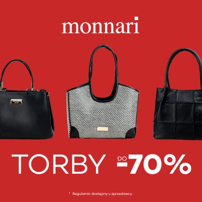 TORBY do -70% w Monnari!