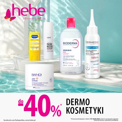 Do -40% na dermokosmetyki? TAK, to ten moment!