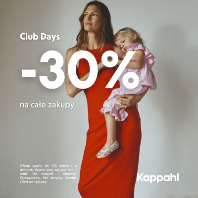 Promocja Club days w Kappahl Club days w Kappahl
