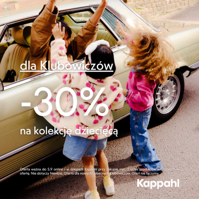 Dla Klubowiczów -30% na kolekcję dziecięcą