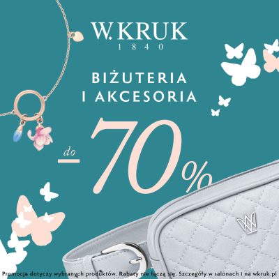 Promocja LATO KOCHA OKAZJE! Do -70% na biżuterię i akcesoria! LATO KOCHA OKAZJE! Do -70% na biżuterię i akcesoria!